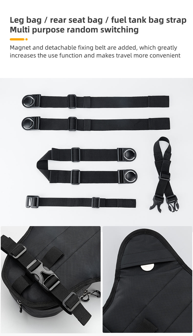 ROCKBROS Waterproof Motorcycle Leg Bag: Multifunctional Magnetic Backpack