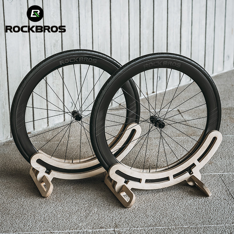 ROCKBROS Road Bike Carbon Fiber Wheelset 50mm Rim Disc Brake 700C Bike Wheels Clincher/Tubeless