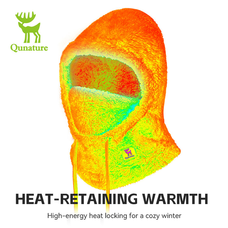 Qunature Ski Full Face Mask Thermal Windproof Neck Warmer Winter Outdoor Sports Unisex