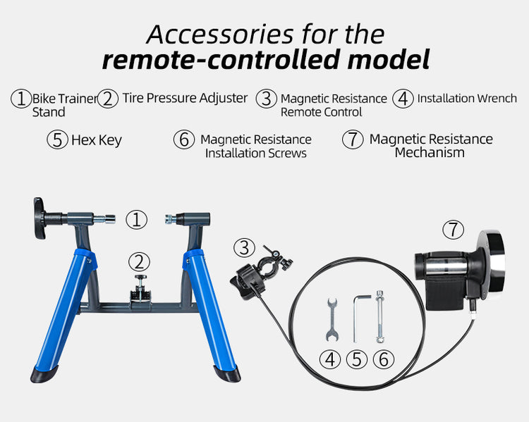 ROCKBROS-Bike Trainer Stand for Indoor Riding Bicycle Exercise Magnetic Stand