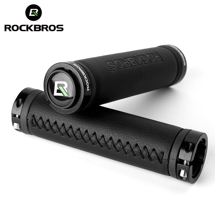 ROCKBROS Bike Bicycle Microfiber Leather Handlebar Grips Anti-slip Comfort Cycling Accessories