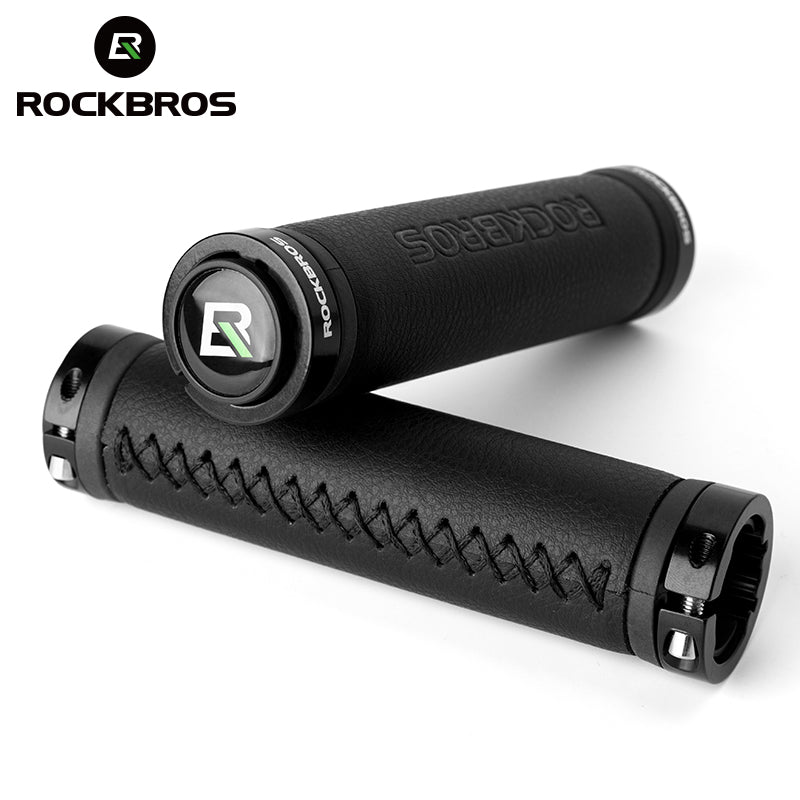 ROCKBROS Bike Bicycle Microfiber Leather Handlebar Grips Anti-slip Comfort Cycling Accessories