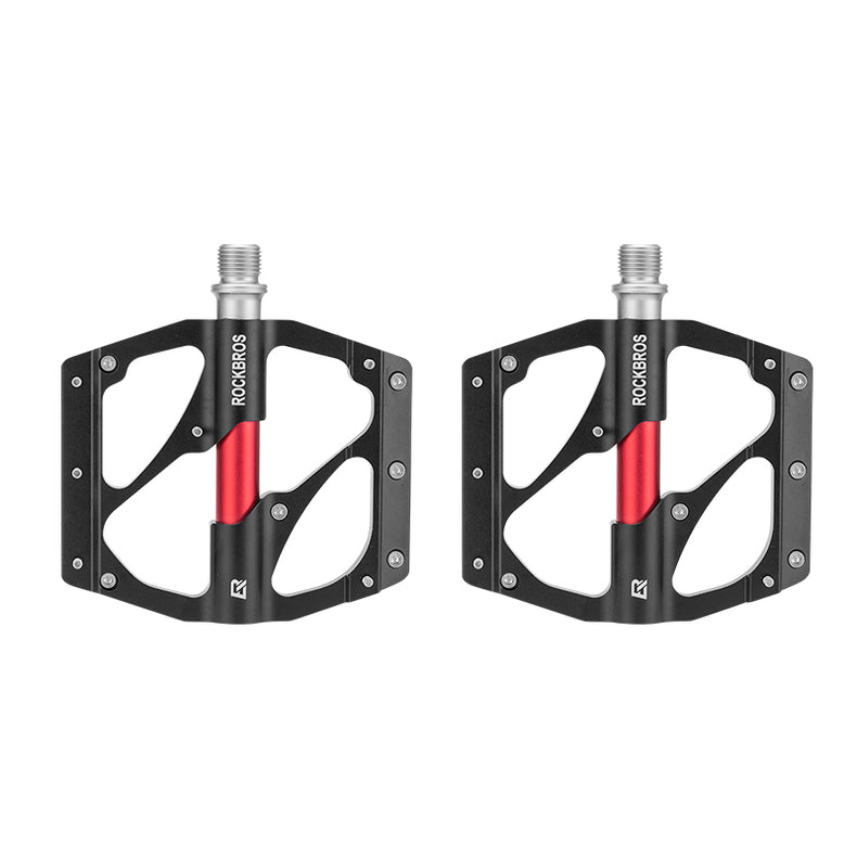 ROCKBROS Super Lightweight Bike Pedals in Black or Red (Pair)