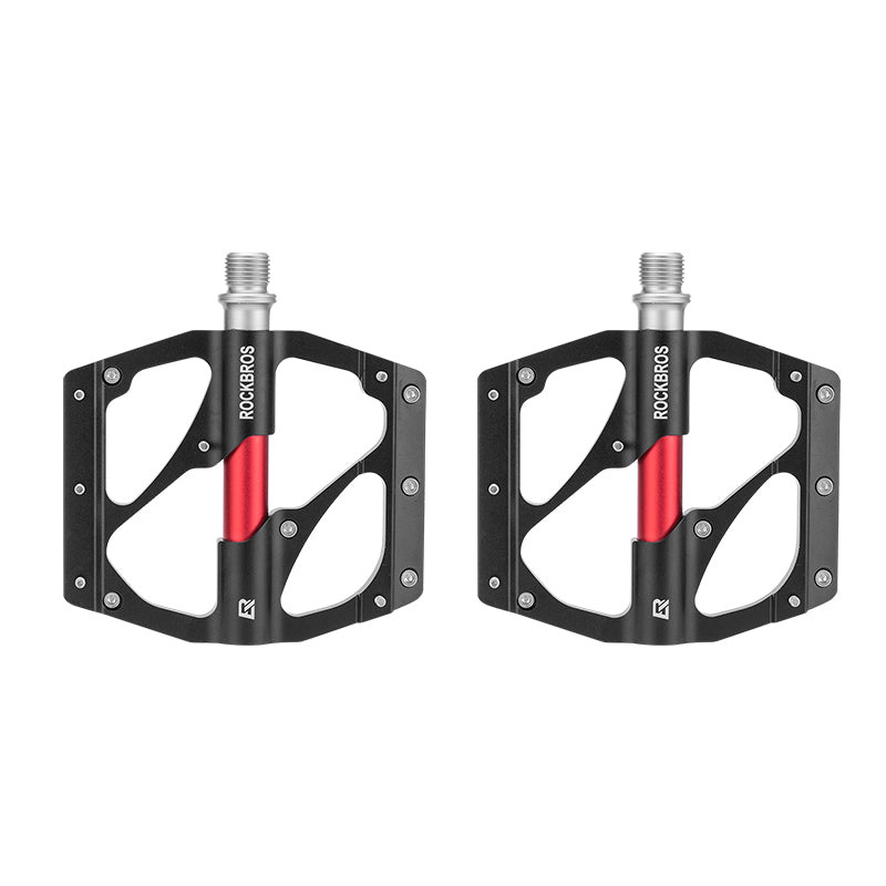 ROCKBROS Super Lightweight Bike Pedals in Black or Red (Pair)