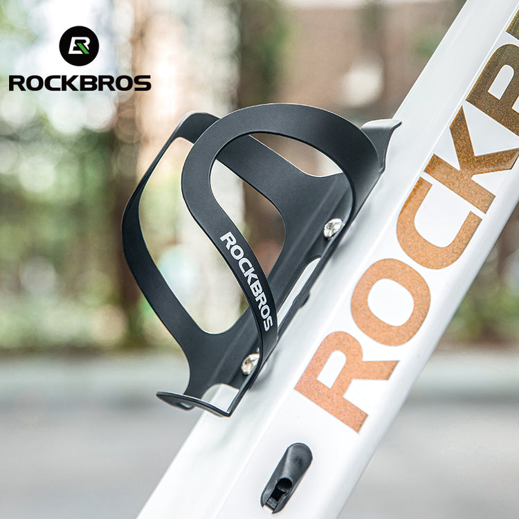ROCKBROS Bike Water Bottle Cage Holder Lightweight Alloy Aluminum Bicycle Water Bottle Holder Cages