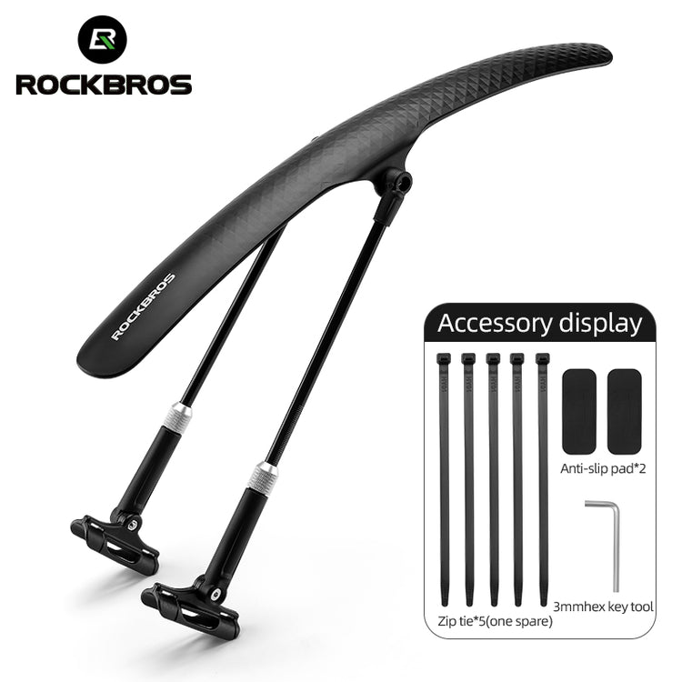 ROCKBROS Road Bike Front Or Rear Fender Quick Release Cycling Bicycle Mudguard Adjustable
