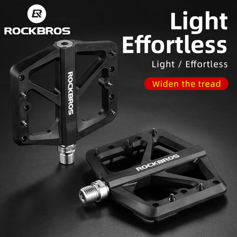 ROCKBROS Large Multicolored Nylon Composite Bike Pedals (Pair)
