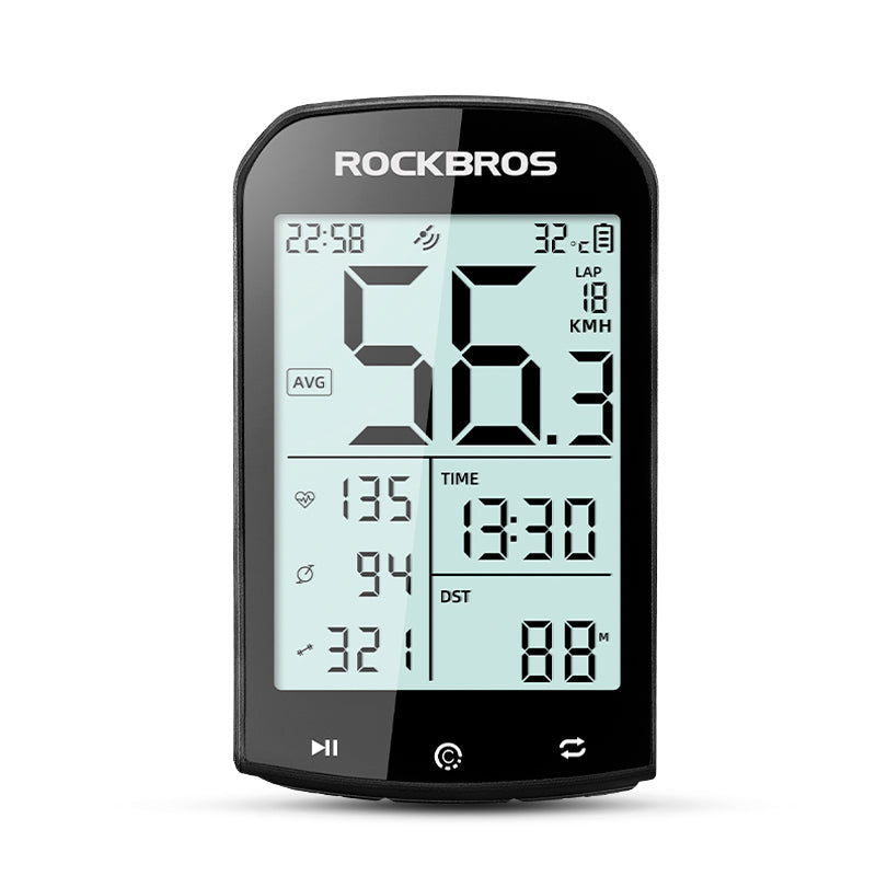 ROCKBROS Bike Computer ANT+ Bluetooth Waterproof GPS/BDS/Galileo Position System