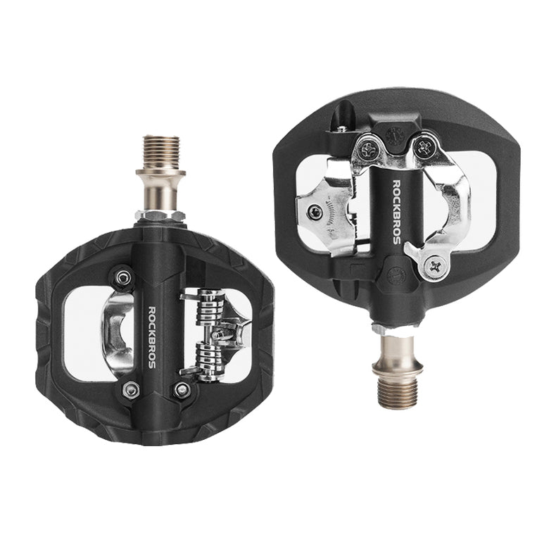 ROCKBROS Bicycle Lock Pedals SPD For Shimano MTB Road Sealed Bearing Cleats