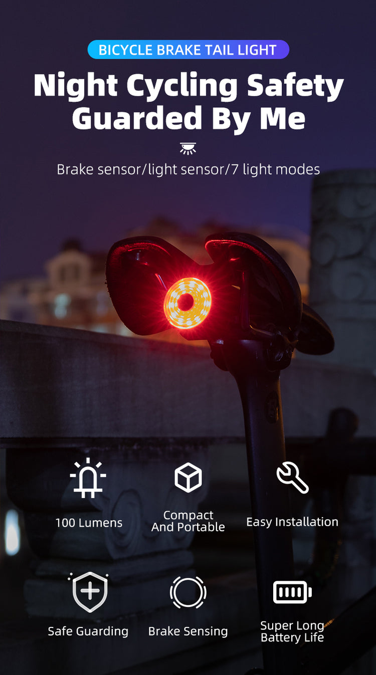 ROCKBROS Smart Brake Sensing Tail Light WR05