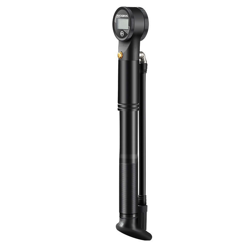 ROCKBROS Bicycle Bike Air Pump With Digital Gauge 320PSI High Pressure Presta/Schrader Valve