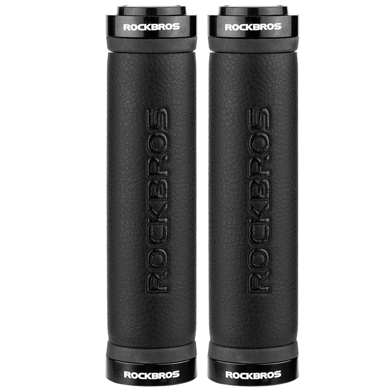 ROCKBROS Bike Bicycle Microfiber Leather Handlebar Grips Anti-slip Comfort Cycling Accessories