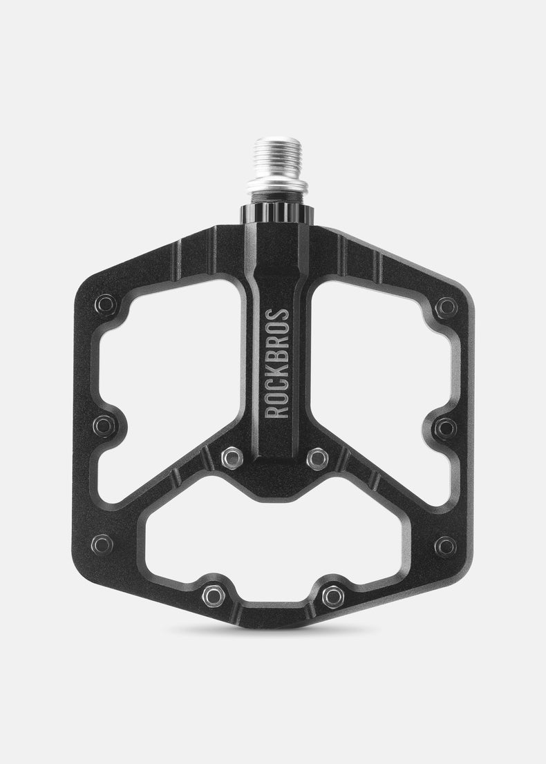 【ROAD TO SKY】 Wide Bike Pedals in Black (Pair)