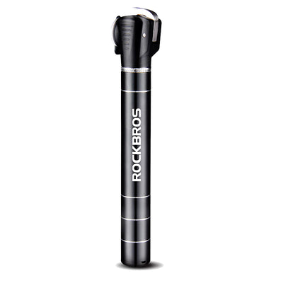 ROCKBROS One-Way Dual Valve Mini Bike Pump in Black