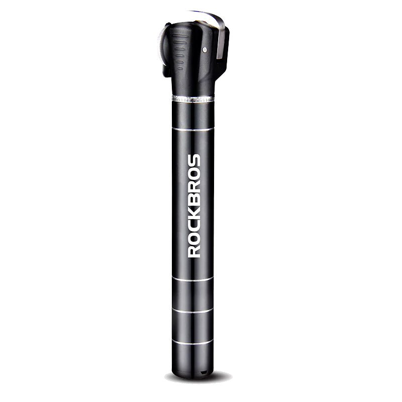 ROCKBROS One-Way Dual Valve Mini Bike Pump in Black