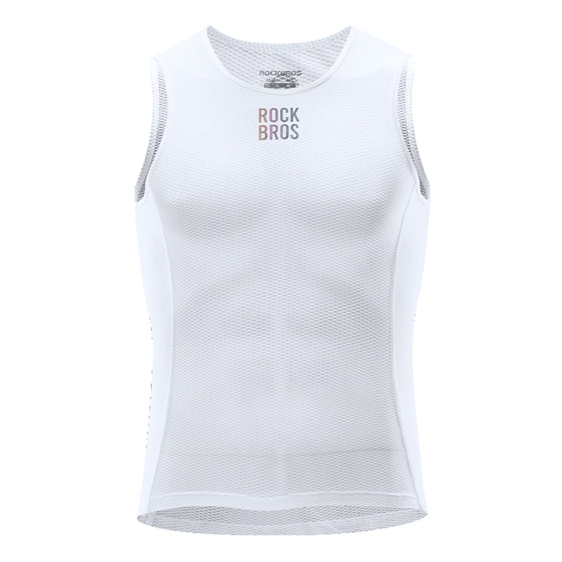 ROCKBROS Men Cycling Base Layer Sweat Wicking Stretch Breathable Sporty Vest