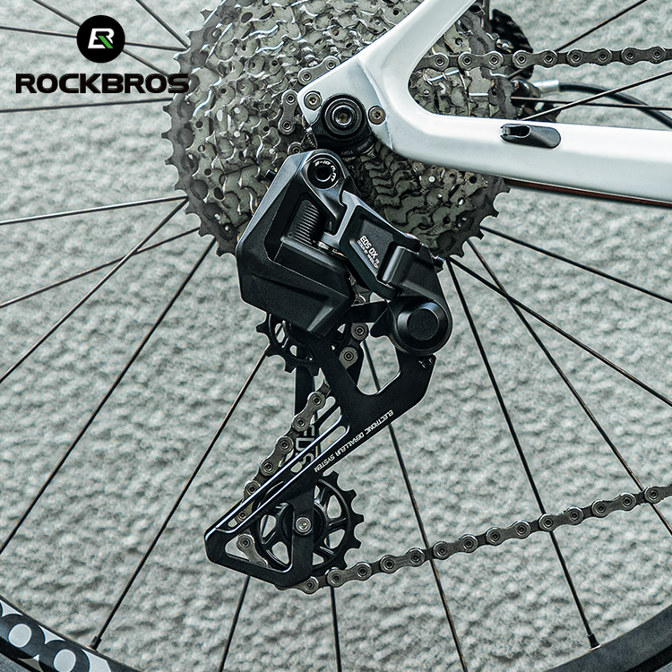 ROCKBROS EDS OX Electronic Bicycle Bike Rear Derailleur Long/Short Cage Black