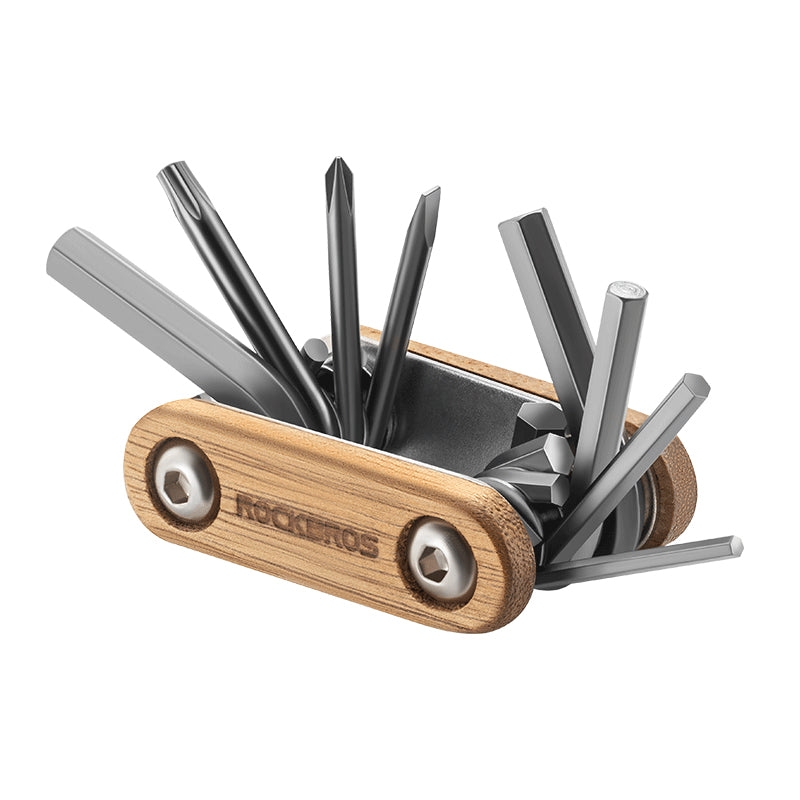 ROCKBROS 8-in-1 Multifunctional Portable Wooden Tool