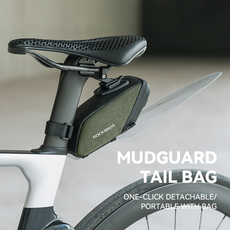 ROCKBROS Bicycle Bike Cycling Tail Bag With Mudguard Quick Release Saddle Bag