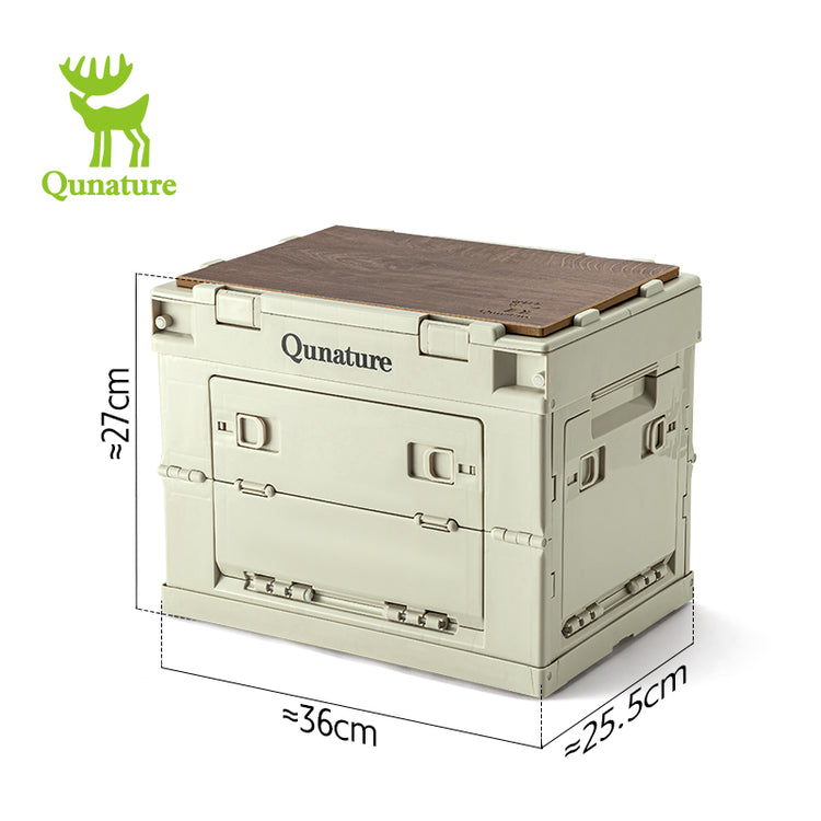 Qunature Folding Camping Storage Box Outdoor Traveling Picnic Container 26/60L