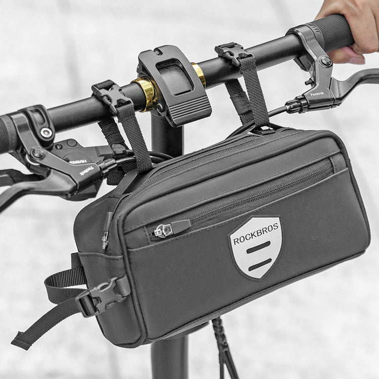 ROCKBROS Cycling Bag Bike Front Handlebar Bicycle Frame Bag Waterproof MTB Bike Bag 2L