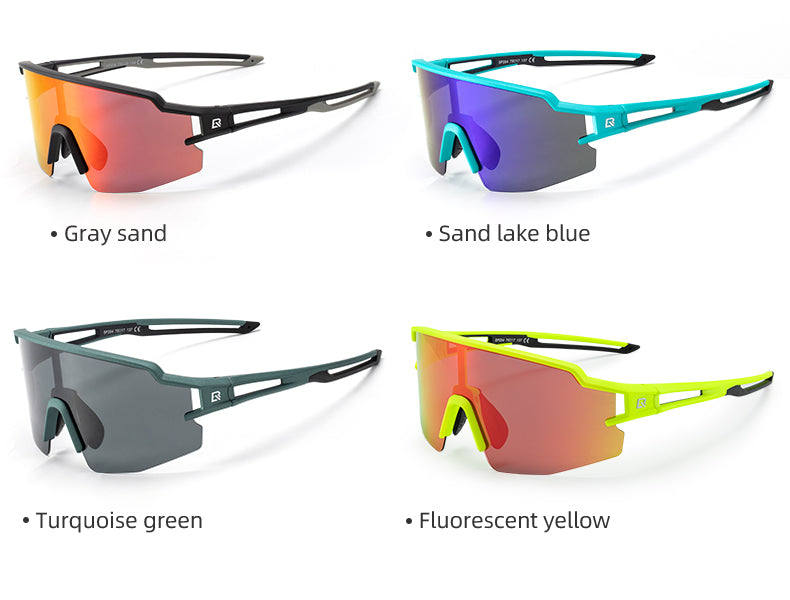 ROCKBROS Bicycle Polarized Cycling Sunglasses UV400 Golf Fishing Hiking Sports Glasses