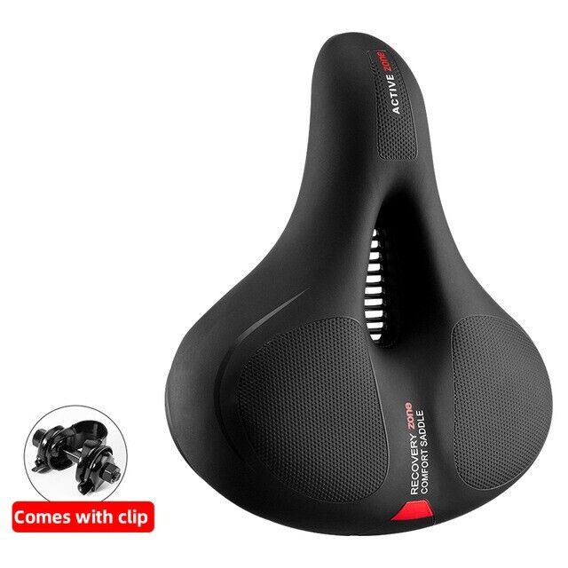 ROCKBROS Bike Bicycle Saddle Seat With Handle Comfort Shockproof Memory Foam Reflective Cycling Cushion