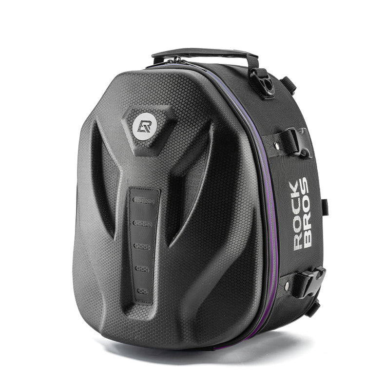 ROCKBROS Motorcycle Motorbike Saddle Seat Tail Bag Backpack Hard Shell 12.5L