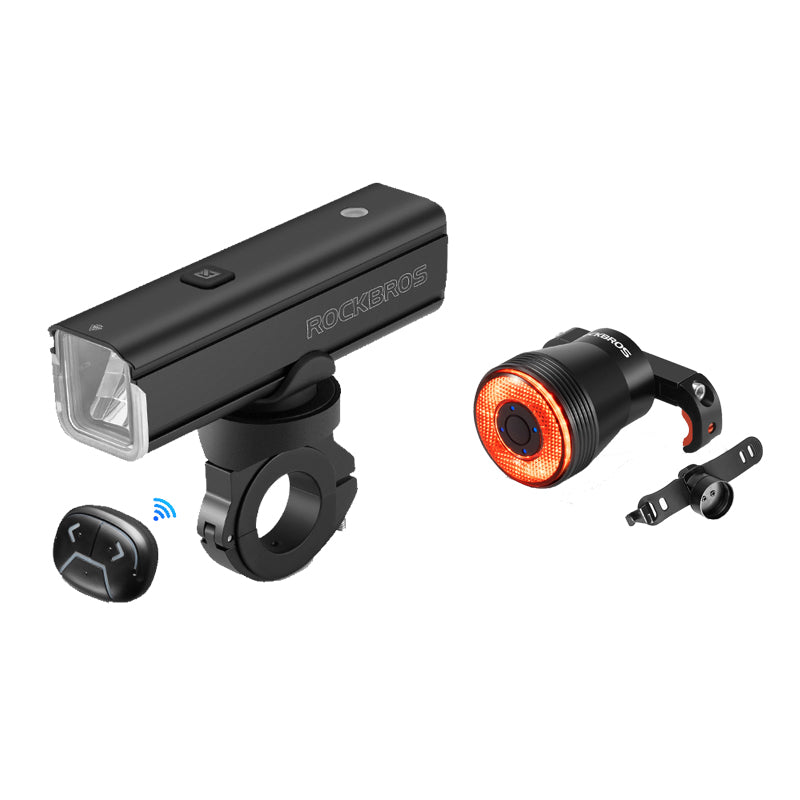 ROCKBROS RHL1500 Lumens Headlight & Smart Taillight Set