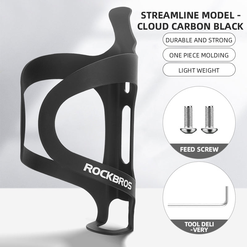 ROCKBROS Bike Water Bottle Cage Holder Lightweight Alloy Aluminum Bicycle Water Bottle Holder Cages