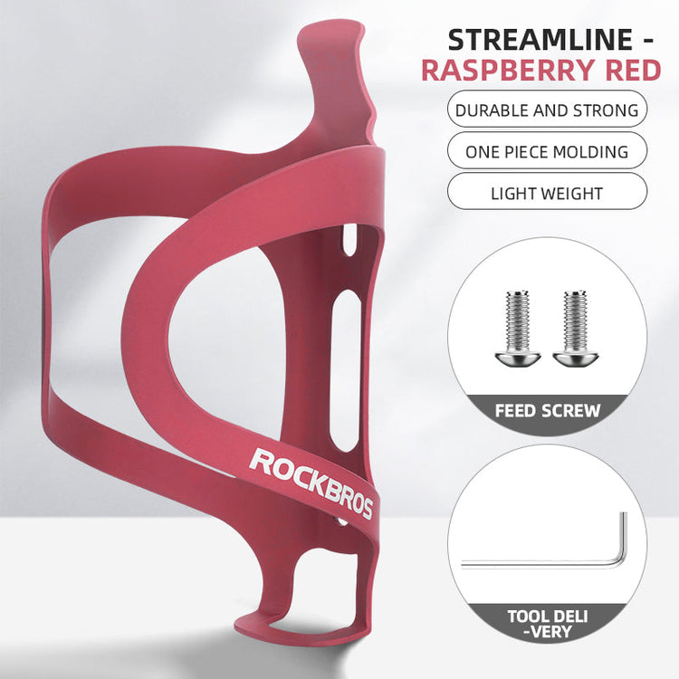 ROCKBROS Bike Water Bottle Cage Holder Lightweight Alloy Aluminum Bicycle Water Bottle Holder Cages