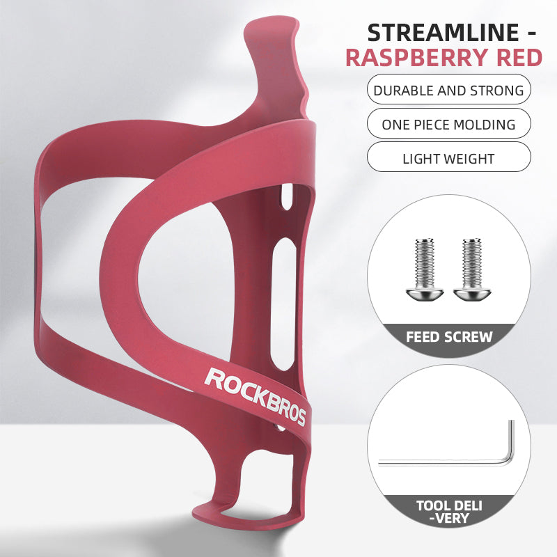 ROCKBROS Bike Water Bottle Cage Holder Lightweight Alloy Aluminum Bicycle Water Bottle Holder Cages