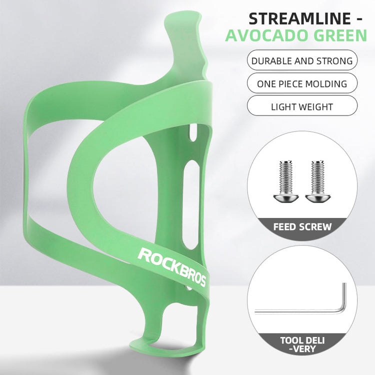 ROCKBROS Bike Water Bottle Cage Holder Lightweight Alloy Aluminum Bicycle Water Bottle Holder Cages