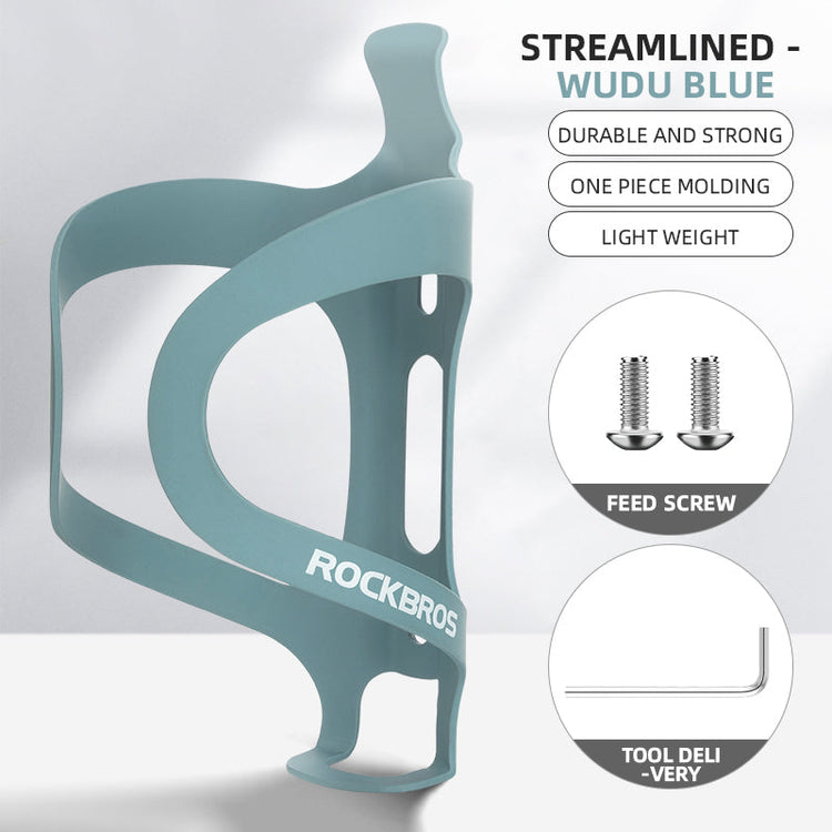 ROCKBROS Bike Water Bottle Cage Holder Lightweight Alloy Aluminum Bicycle Water Bottle Holder Cages