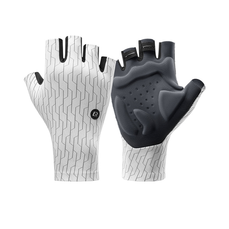 ROCKBROS Mountain Road Cycling Fingerless Gloves Shockproof Breathable Non-Slip
