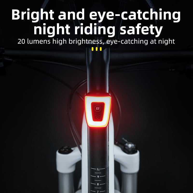 ROCKBROS Compact Red Helmet Light TT30-WD