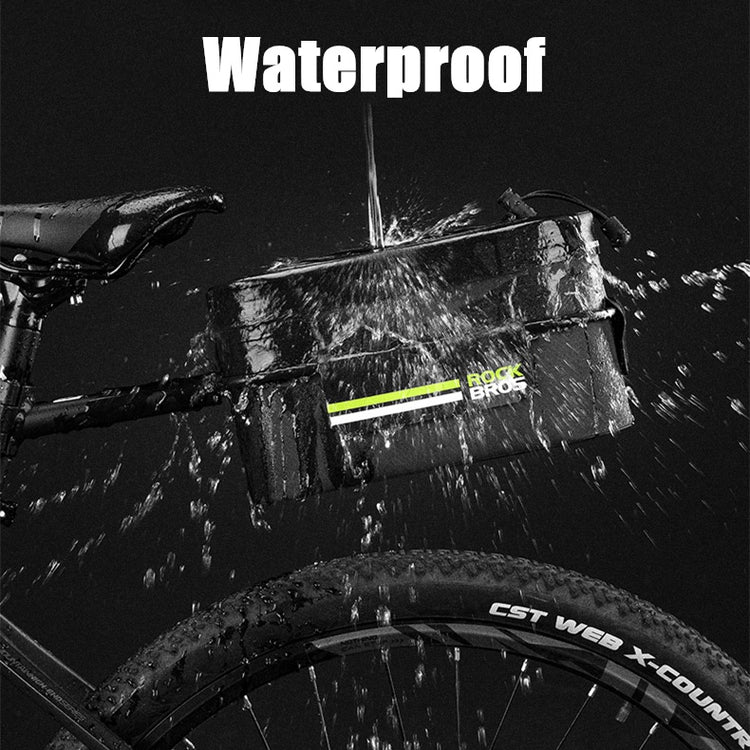 ROCKBROS Bicycle Rear Rack Pannier Bag 6L Waterproof Bike Trunk Bag Storage Bag