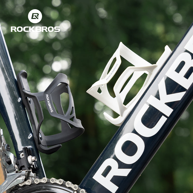 ROCKBROS Adjustable Bicycle Bottle Holder MTB Water Cages Cycling Drink Cup ABS Holder Mountain Road Bike Black