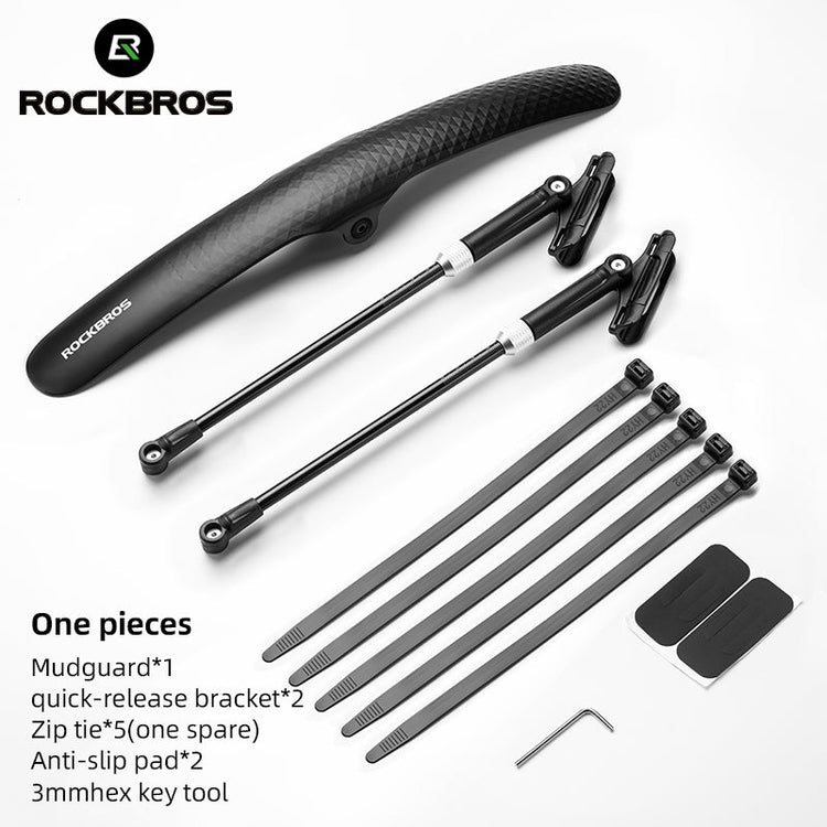 ROCKBROS Road Bike Front Or Rear Fender Quick Release Cycling Bicycle Mudguard Adjustable