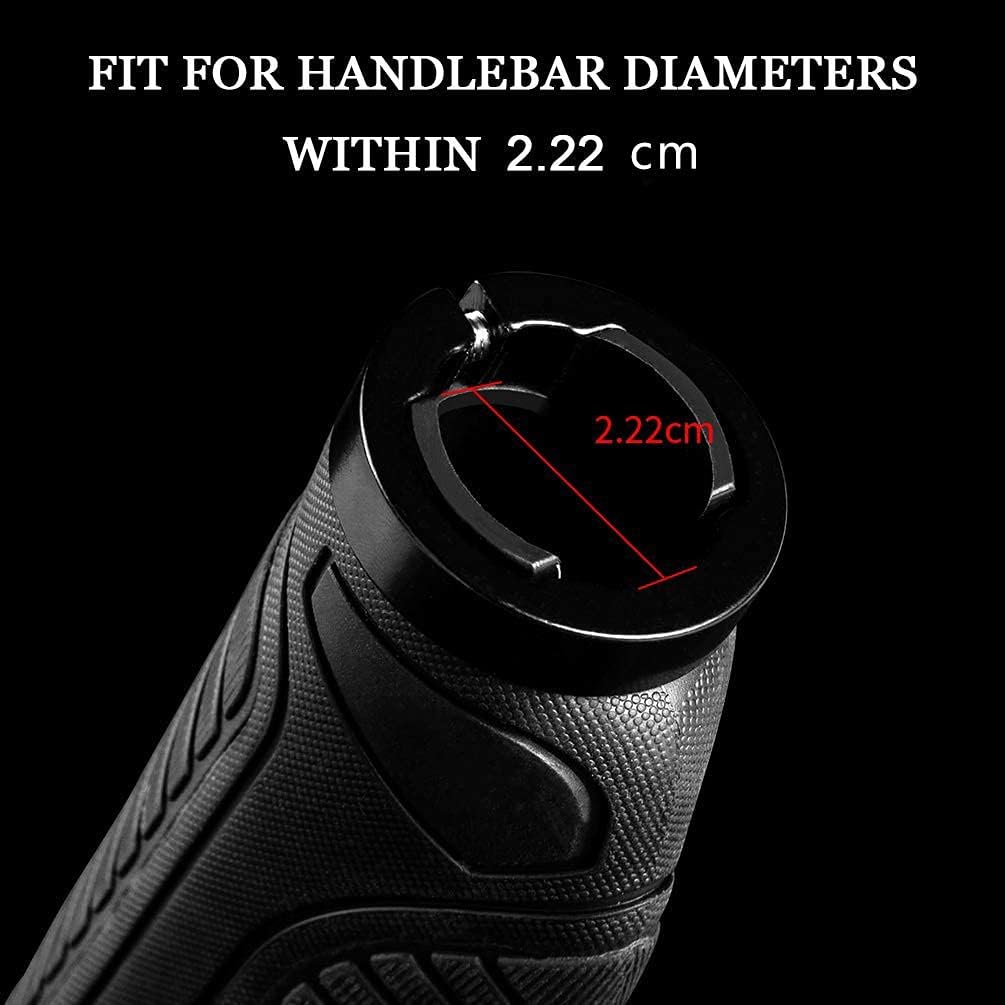 Double Lock Rubber Handlebar Grips