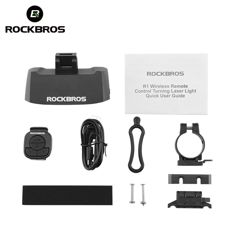 ROCKBROS Bicycle Rear Light with Saddle Fitting & Remote Control LKWD-R1