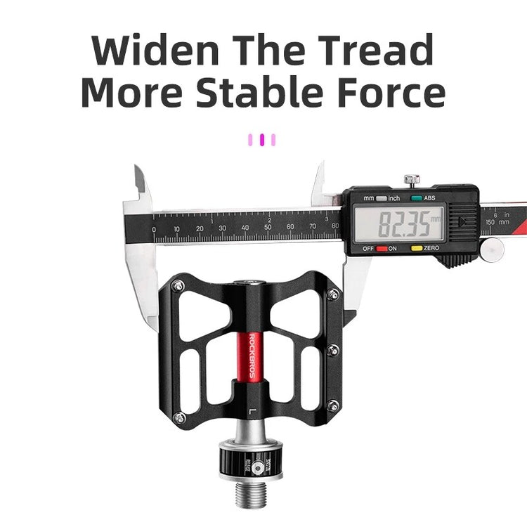 ROCKBROS Quick-Release Bike Pedals in Black (Pair)