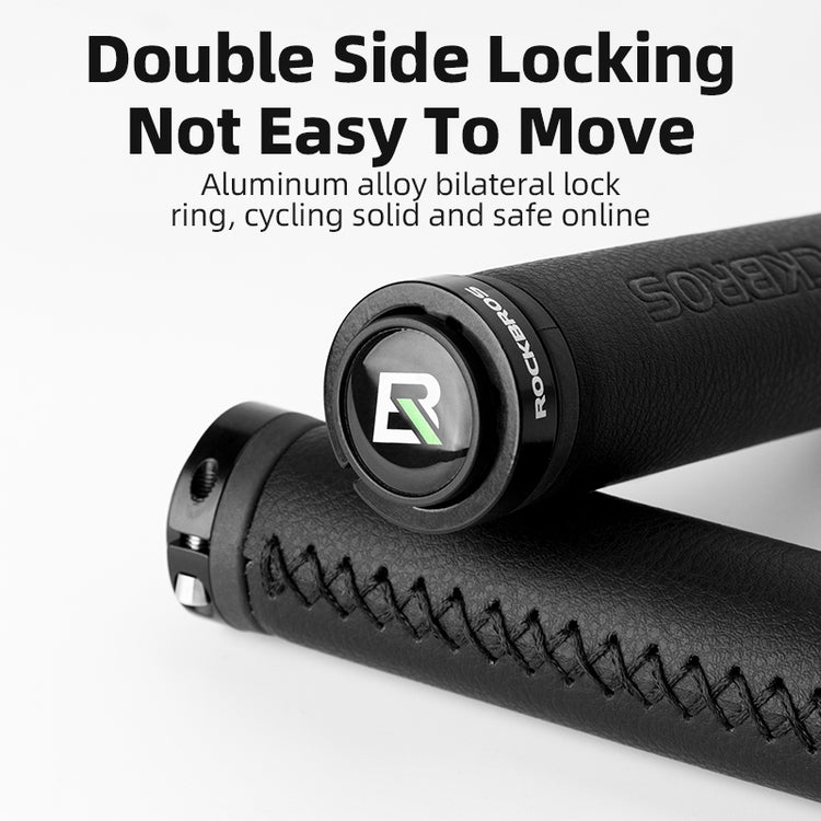 ROCKBROS Bike Bicycle Microfiber Leather Handlebar Grips Anti-slip Comfort Cycling Accessories