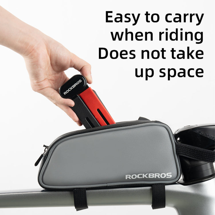 ROCKBROS Portable Bicycle Bike Folding Lock With Bracket