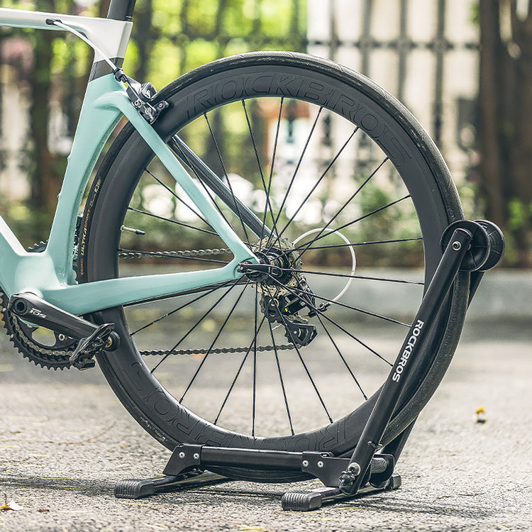 ROCKBROS Foldable Floor Bike Stand for Garage