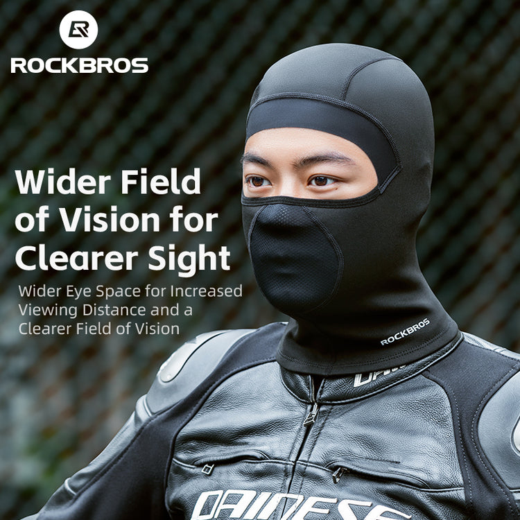 ROCKBROS Winter Thermal Cycling Balaclava Face Mask Breathable Elastic Headgear