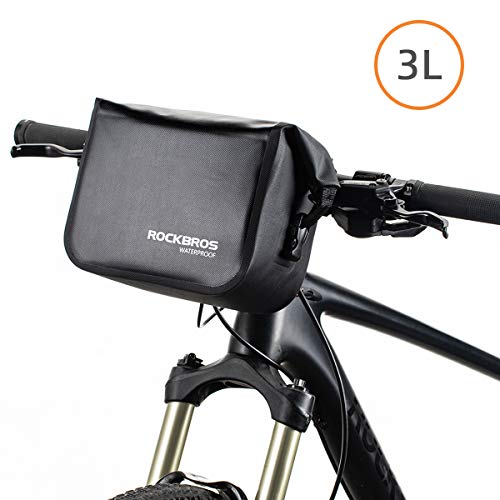 ROCKBROS Bike Handlebar Bag Waterproof 3L (Strap Mount Only)