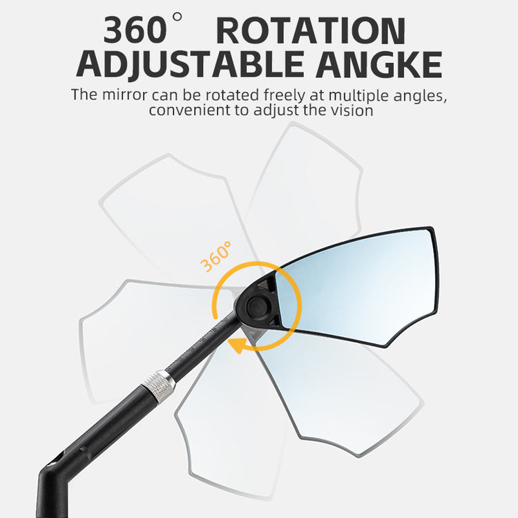ROCKBROS Anti Glare Bike Handlebar Rear View Mirror 360° Rotation