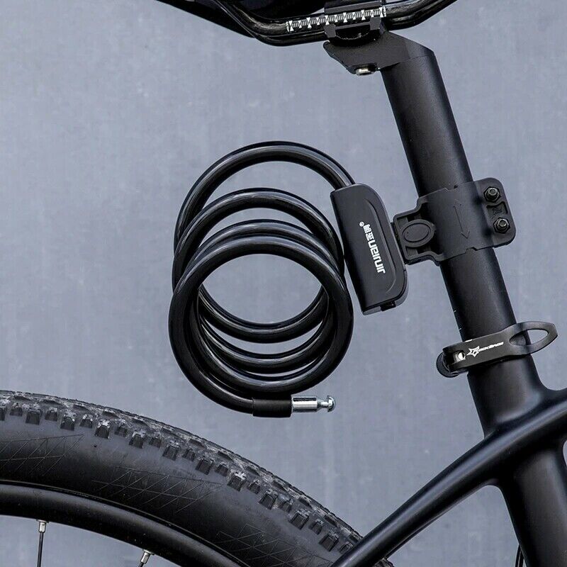 ROCKBROS MTB Bicycle Bike Cable Lock With Bracket 1.1M