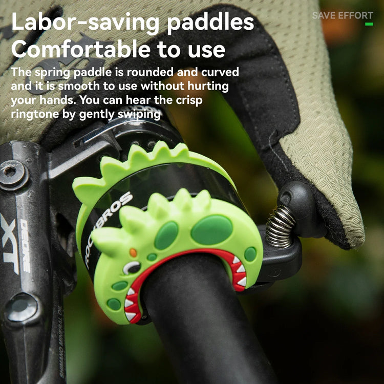 Cartoon Bike Bell – Rabbit & Dinosaur Designs, Loud & Waterproof